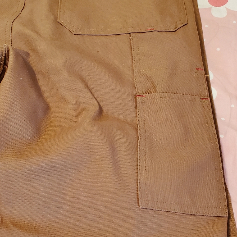 Men's Insulated Blended Duck Bib Overall Size Small Red Kap - Picture 16 of 16